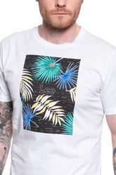 Męski T-shirt  Lee Botanical Print Tee Black L61IFE01 112113870